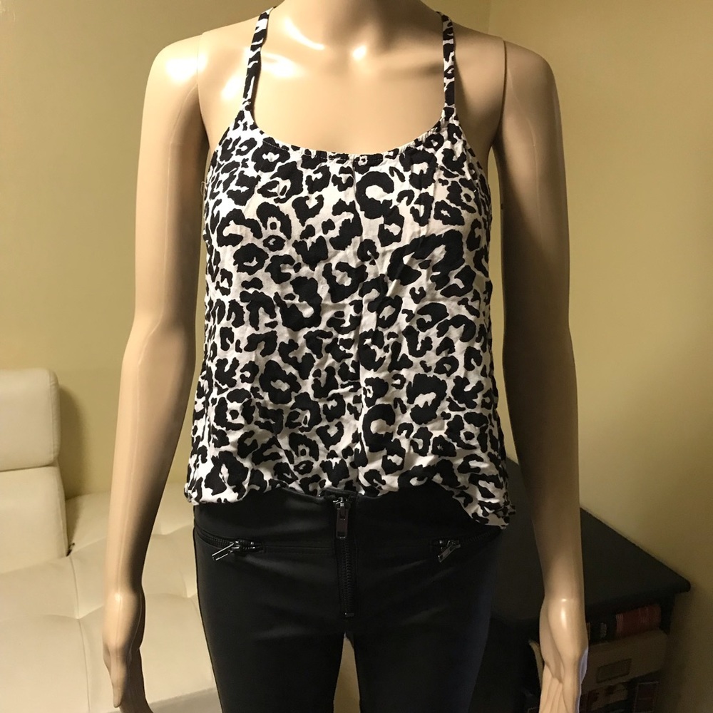 Animal print tank top